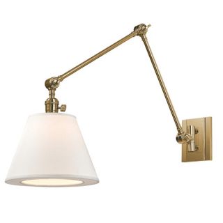 Hudson Valley Lighting Hillsdale 1 Light Swing Arm Wall Sconce