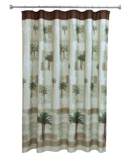 Bacova Citrus Palm Shower Curtain   Shower Curtains