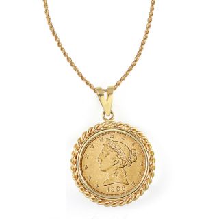 American Coin Treasures 14k Gold $5 Liberty Gold Piece Half Eagle Coin