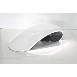 Modrest Shift a two tone Contemporary White Led High Gloss Coffee