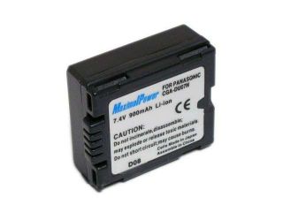 Maximal Power DB PAN CGA DU07 Replacement Battery For Panasonic Digital Camera/Camcorder (Black)