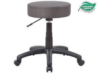 Boss Office Supplies  B210 CG  The DOT stool, Charcoal Grey