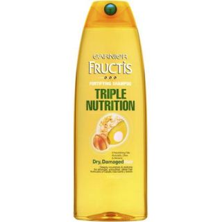 Garnier Fructis Triple Nutrition Shampoo for Dry, Damaged Hair, 13 fl oz