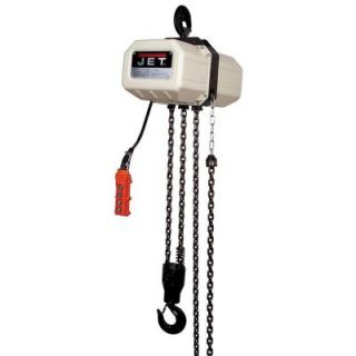 JET 1/2 Ton Capacity 10 ft. 1 Phase Electric Chain Hoist 121100