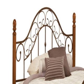 Hillsdale Furniture San Marco Brown Copper Full/Queen Headboard with Rails DISCONTINUED 310HFQR
