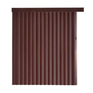 Home Decorators Collection Espresso Bamboo 4.5 in. PVC Louver Set   84 in. L (7 Pack) 10793478807734
