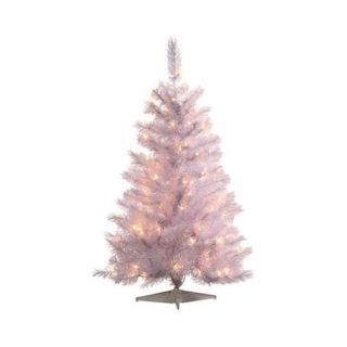 Pre Lit White Colorado Spruce Christmas Tree