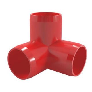 Formufit 1 1/4 in. Furniture Grade PVC 3 Way Elbow in Red (4 Pack) F1143WE RD 4