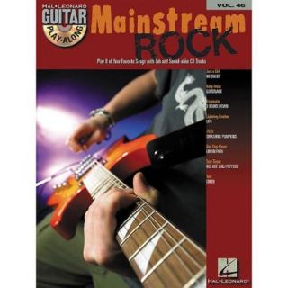Hal Leonard Mainstream Rock Guitar Play Along Volume 46 Book with CD
