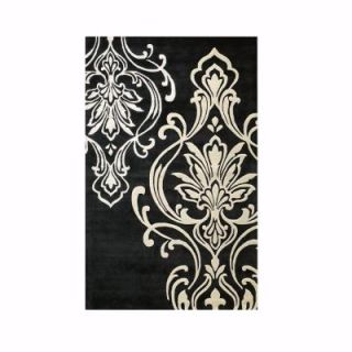 Home Decorators Collection Romantica Black 2 ft. 6 in. x 4 ft. 6 in. Accent Rug 0112510210