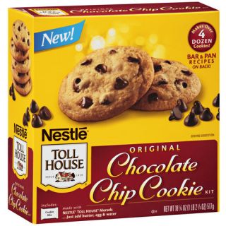 Nestle Toll House Original Chocolate Chip Cookie Kit, 18.875 oz