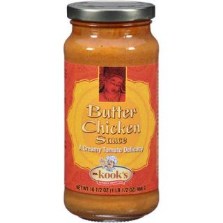 Mr. Kook's Butter Chicken Sauce, 16.5 oz, (Pack of 6)