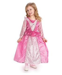 Little Adventures Silver Trimmed Sleeping Beauty Costume   Pretend Play & Dress Up