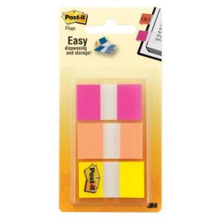 3M Post It 0.94 in x 1.7 in Assorted Bright Colors Highlighting Flags (24 Packs of 60 Flags) 680 HFBYO
