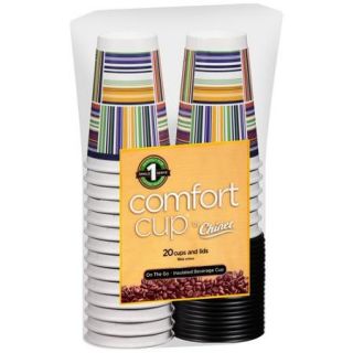 Comfort Cup by Chinet Cups and Lids, 16 oz, 40 pc