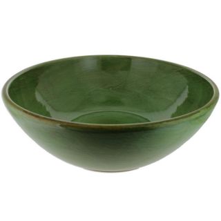 French Home Cilantro Green Italian Stoneware Deep Serving Bowl