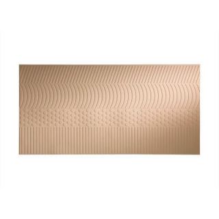 Fasade Nexus 96 in. x 48 in. Decorative Wall Panel in Bisque S79 38