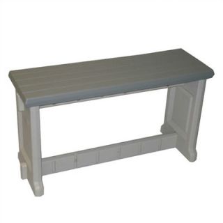Leisure Accents Plastic Picnic Bench