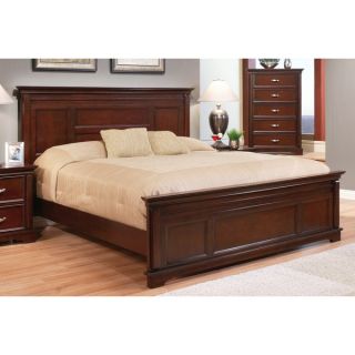 ABBYSON LIVING Tuscany Cappuccino Wood Platform Bed