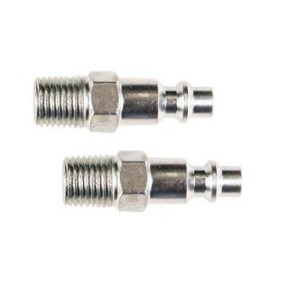 Primefit 1/4 in. Industrial Steel Plug Set with 1/4 in. Male NPT (2 Piece) IP1414MS 2