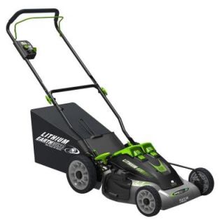 Earthwise 20 in. 40 Volt Walk Behind Lithium Ion Cordless Lawn Mower 60420