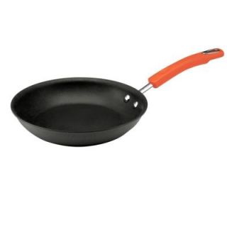 Rachael Ray 10 in. Non Stick Hard Anodized Skillet with Orange Handle 87387
