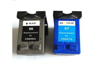 Superb Choice® Remanufactured ink Cartridge for HP 56/57(Black/Color) use in HP PSC 1350 Printer