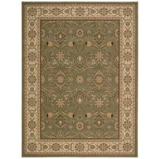 Nourison Persian Crown Malti Green 3 ft. 9 in. x 5 ft. 9 in. Area Rug 178107