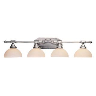 Bel Air Lighting Cabernet Collection 4 Light Polished Chrome Bath Bar Light with White Opal Shade 2524 PC