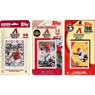 C & I Collectibles MLB 3 Different Licensed Trading Card Team Set