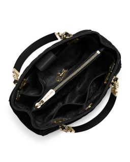 MICHAEL Michael Kors Susannah Small Quilted Tote Bag, Black