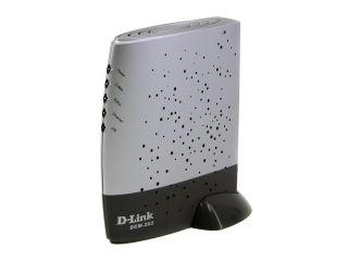 D Link DCM 202 Broadband Cable Modem 43Mbps Downstream,10Mbps Upstream 1 x 10/100 Fast Ethernet Port (Auto MDI/MDI x)  1 x USB Port  1 x CATV Coaxial Female Connector DOCSIS 2.0 Certified  DOCSIS 1.1 Compatible  DOCSIS 1.0 Compatible  IEEE