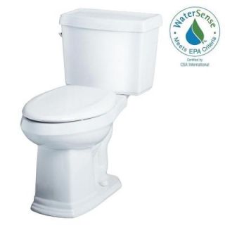 Gerber Allerton 2 Piece High Efficiency Elongated ErgoHeight Toilet in White GHE20007