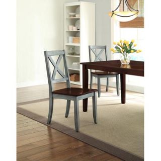 Better Homes and Gardens Maddox Crossing Dining Chair, Blue, Set of 2