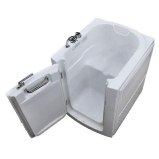 Universal Tubs 3.2 ft. Left Door Walk In Bathtub in White HD3238LWS