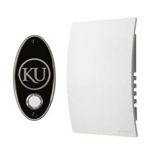 NuTone College Pride University of Kentucky Wired/Wireless Door Chime Mechanism and Pushbutton Kit   Satin Nickel CP1KYSN