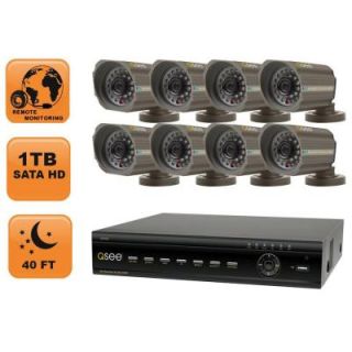 Q SEE Advanced Series 16 CH 1 TB Hard Drive Surveillance System with (8) 420 TVL Cameras DISCONTINUED QT426 818 1