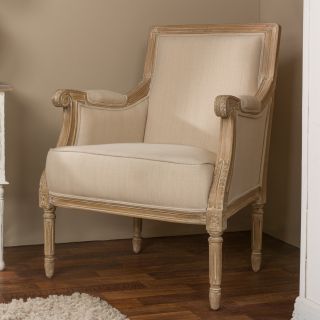 Baxton Studio Chavanon French Accent Chair   Accent Chairs