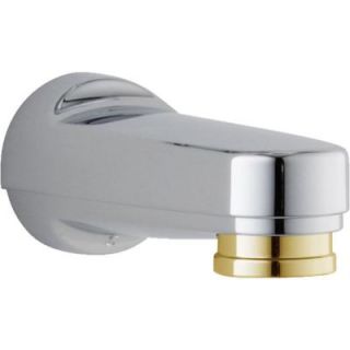 Delta Pull Down Diverter Tub Spout in Chrome & Polished Brass RP17454CB
