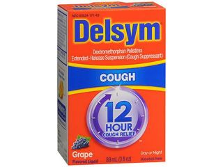 Delsym 12 Hour Cough Suppressant, Grape   3 oz