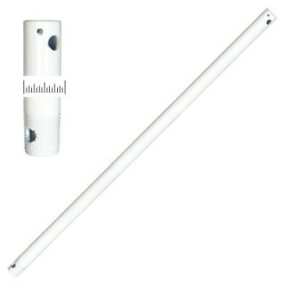 TroposAir 24 in. Pure White Extension Downrod 386
