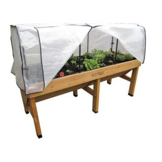 72 in. VegTrug Medium Greenhouse Frame and PE Cover MGFPE1144EFS