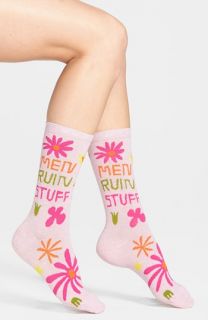 Blue Q Men Ruin Stuff Socks