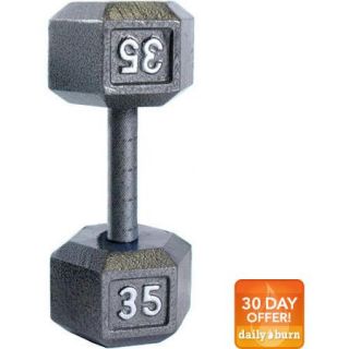 CAP Barbell Cast Iron Hex Dumbbell, Single