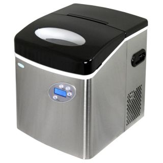 NewAir Appliances Stainless Steel Portable Ice Maker
