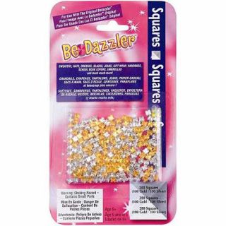 BeDazzler Stud Refill, 200 Pack, Gold/Silver