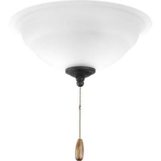 Progress Lighting Torino Collection 3 Light Forged Black Ceiling Fan Light P2645 80