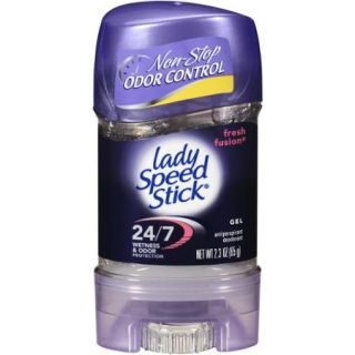 Lady Speed Stick 24/7 Fresh Fusion Gel Antiperspirant Deodorant, 2.3 oz