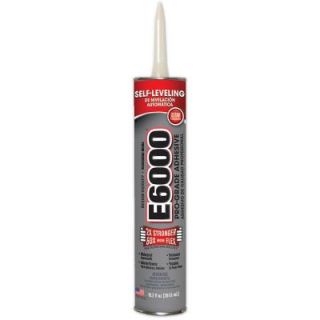 E6000 10.2 fl. oz. Clear Medium Viscosity Cartridge Adhesive (12 Pack) 232021