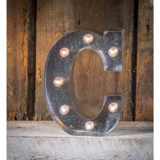 Light Up Marquee Letter C